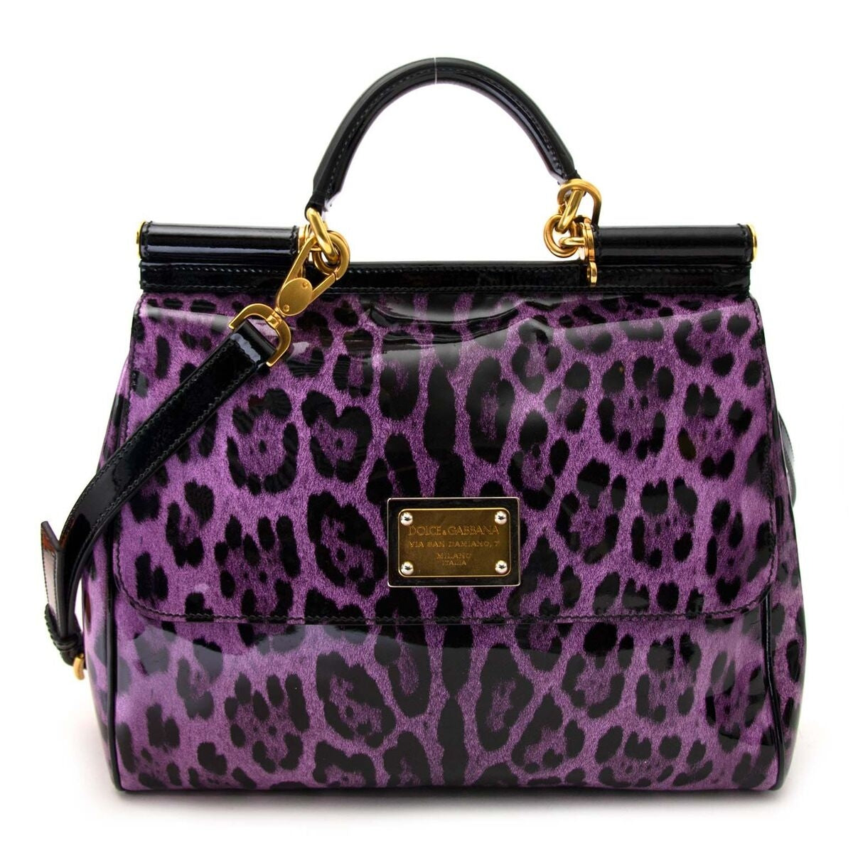 Buy an authentic secondhand Dolce & Gabbana Miss Sicily leopard print at the right price at LabelLOV vintage webshop. Safe and secure online shopping.
