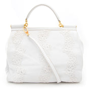 Authentieke tweedehands Dolce & Gabbana Sicily tas nu veilig verkrijgbaar in de Labellov showroom in Antwerpen, België aan de beste prijs in 2017.
