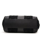 designer luxury second hand brand Dolce & Gabbana Black Sicily Lace Bag