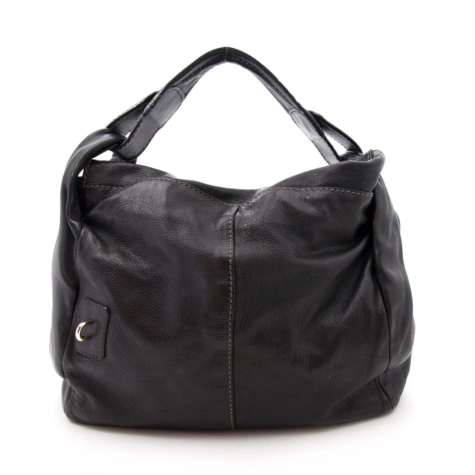 Heute können Sie diese Schwarze Dolce & Gabbana Schulterhandtasche Aus Leder online auf labellov.com ankaufen.