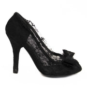 Dolce & Gabbana Black Lace Pumps - Size 38 Koop tweedehands dolce and gabbana d&g schoenen pumps hakken online webshop