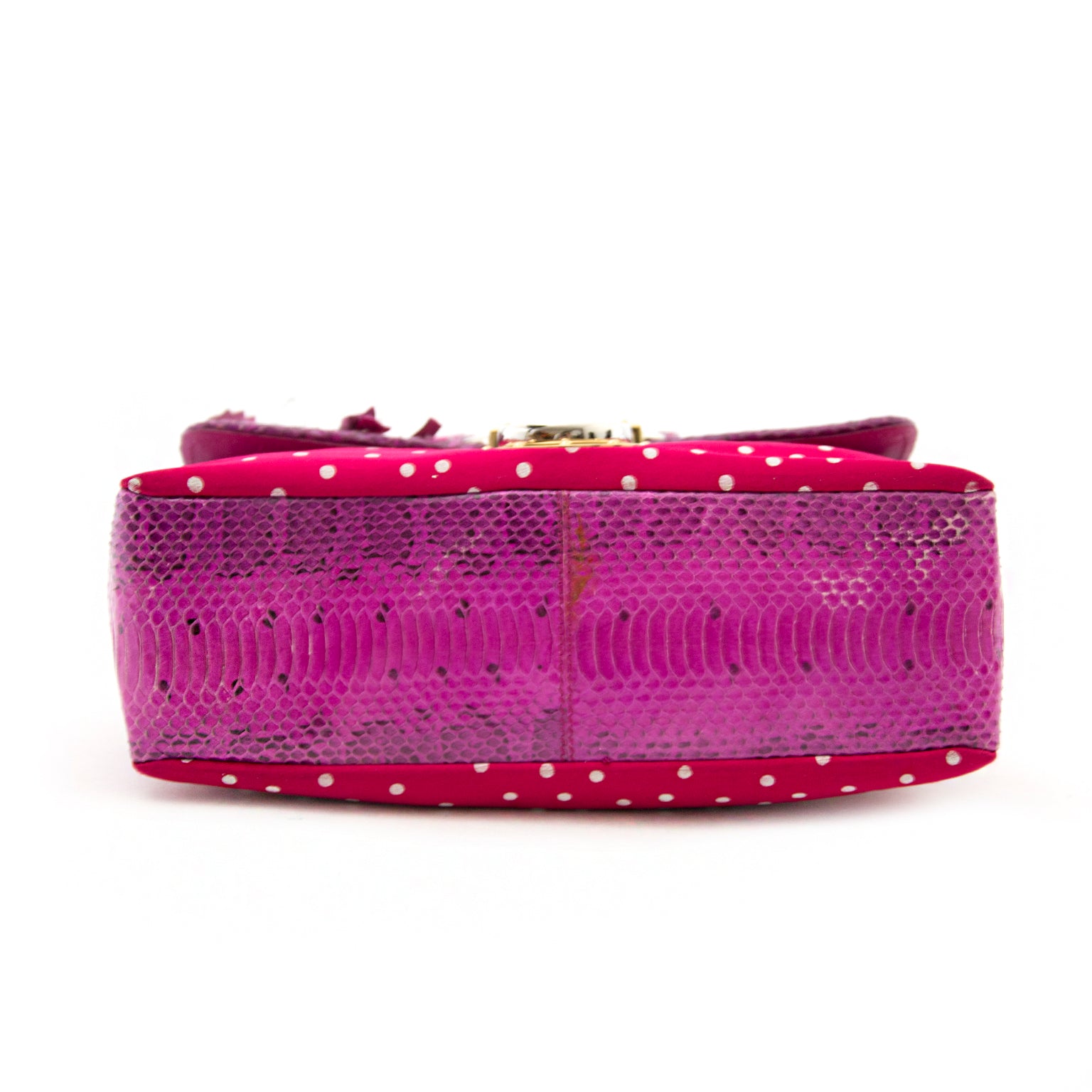 Dolce & Gabbana pink snake polkadot bag for the best price at labellov.com