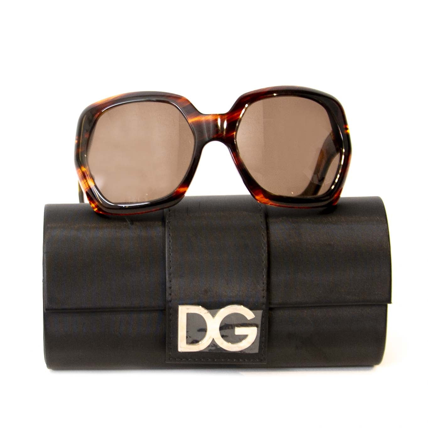 acheter en ligne seconde main Dolce & Gabbana Brown Sunglasses