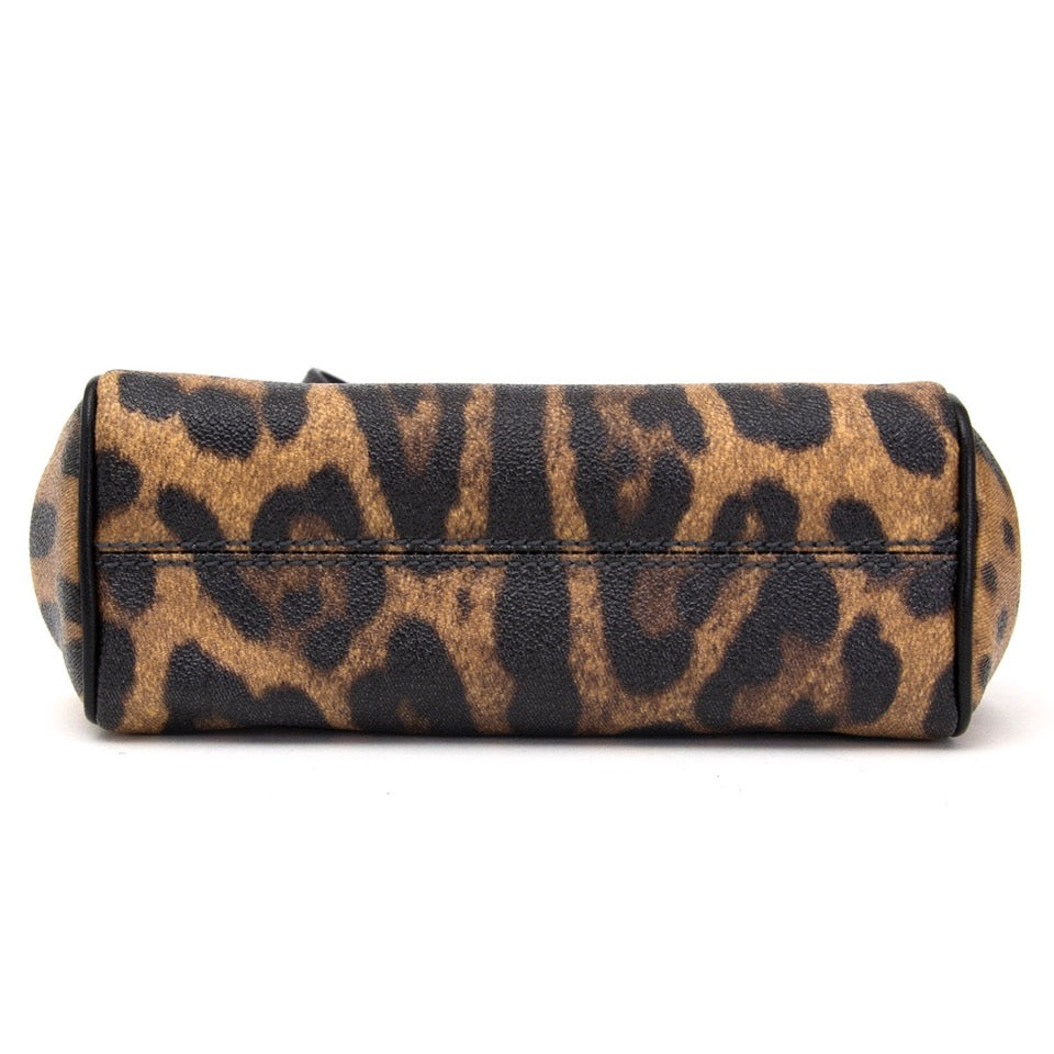 acheter en ligne comme neuf pour le meilleur prix sac a main Dolce & Gabbana Miss Sicily Bag in Leopard