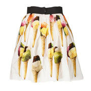 Dolce & Gabbana Ice Cream Printed Skirt