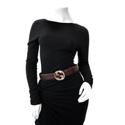 Looking for a Gucci Brown Gold Embossed Belt - Size:80?