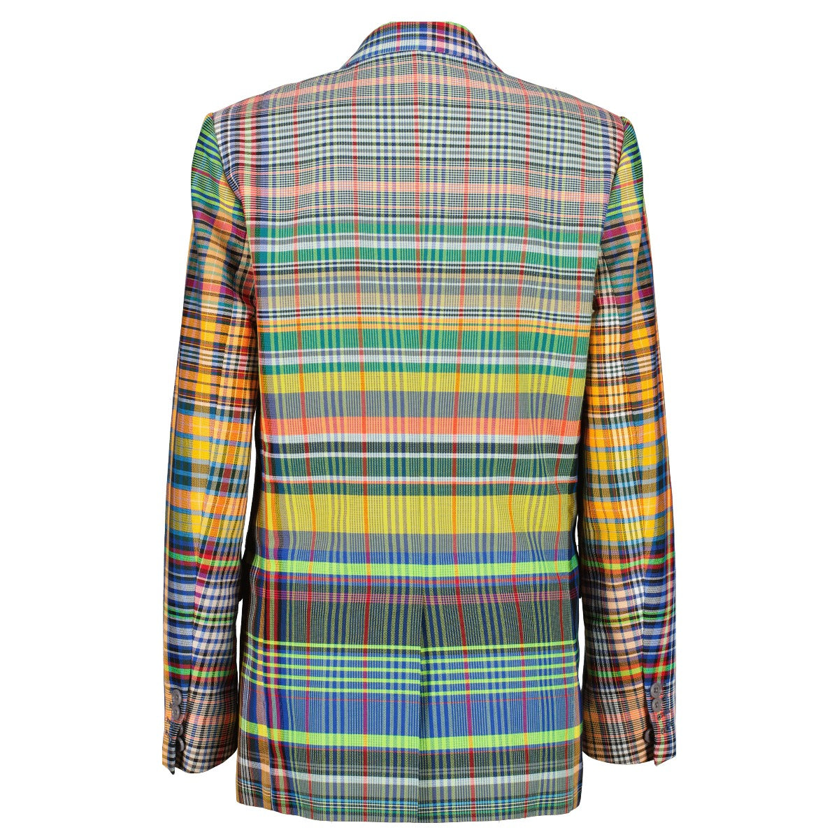 Dries Van Noten Belma Madras-Plaid Blazer