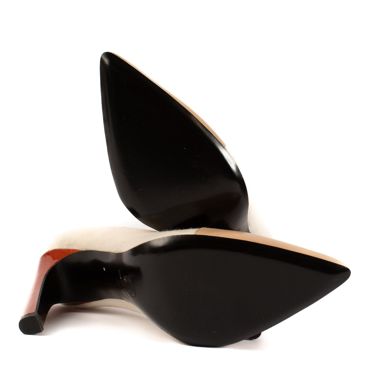 Dries Van Noten Tri-Color Canvas Pumps - Maat 37