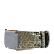 Dries Van Noten Blue Stone Python Bracelet