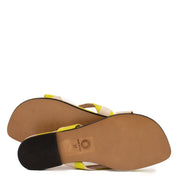 Shop safe online at Labellov in Antwerp, Brussels and Knokke these 100% authentic second hand Dries Van Noten Green & Pink Striped Sandals - size 37