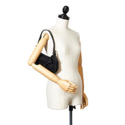 Buy an authentic second hand Fendi Black Nylon Baguette Shoulder Bag in very good condition at Labellov