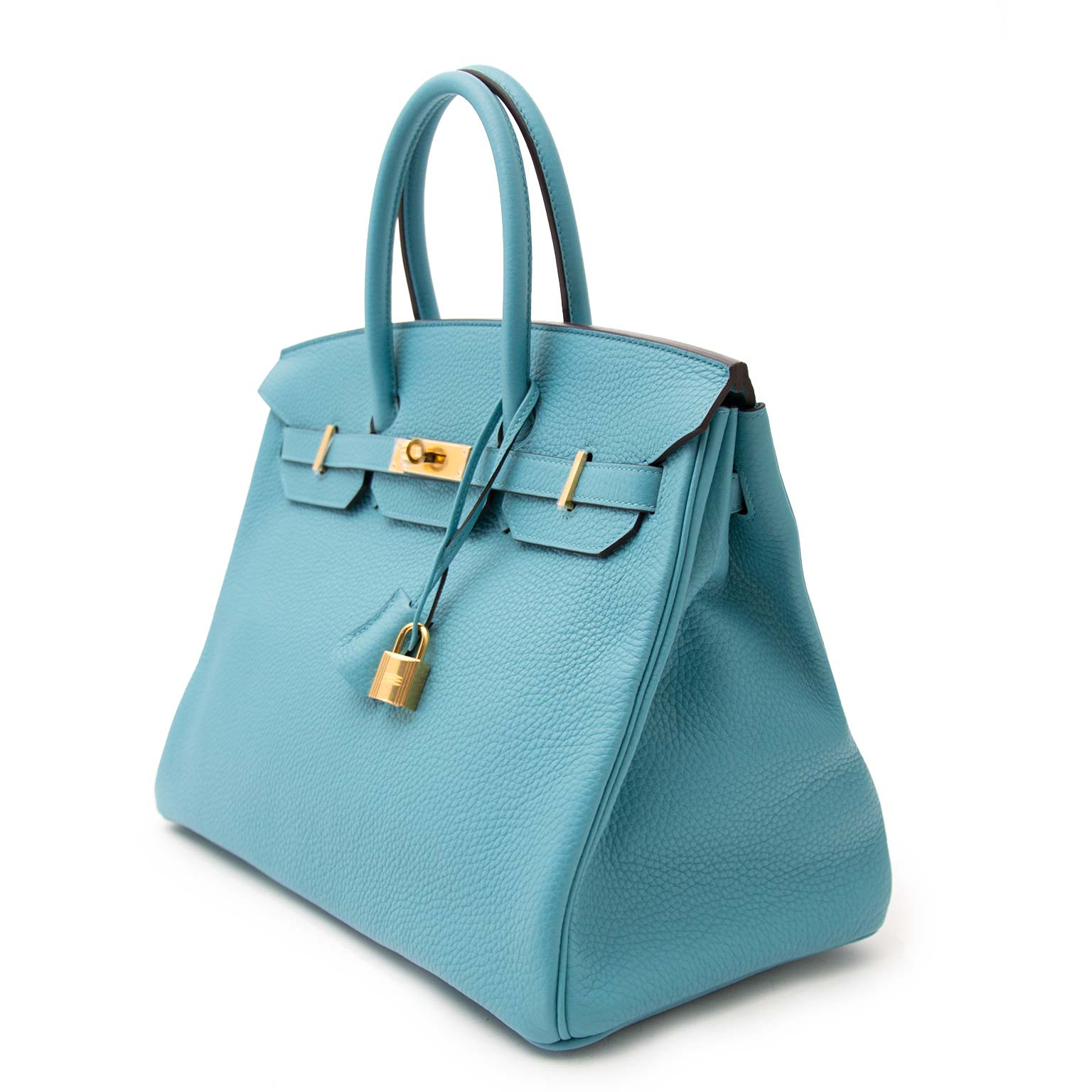 Hermès Birkin 35 Bleu Saint Cyr Taurillon Clemence GHW