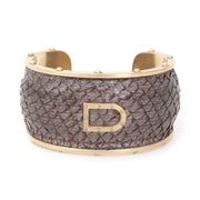 koop veilig online tweedehands Delvaux Fish Cuff net als nieuw