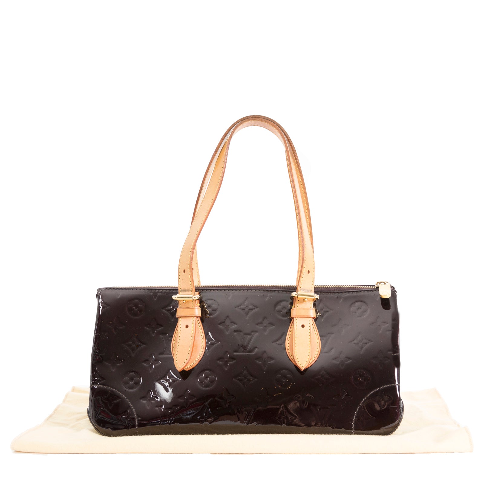 Louis Vuitton Vernis Rosewood Amarante for sale online at Labellov