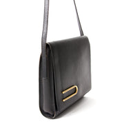 Voor luxe goederen, bezoek labellov's webshop voor een Delvaux Black Leather Shoulder Bag