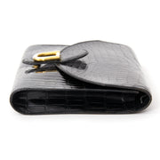 2de hands luxe croco delvaux clutch beste prijs online webshop labellov