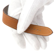 Hermès Heure 'H' Double Tour Taupe Horloge luxury authentic
