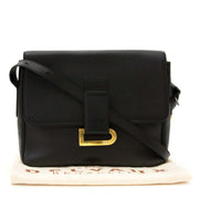 delvaux black leather crossbody bag now for sale at labellov vintage fashion webshop belgium