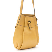 koop 2dehands Delvaux gele schoudertas aan de beste prijs online webshop Belgie , antwerpen