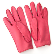 koop veilig online tweedehands Hermes Nervures Droites Raspberry