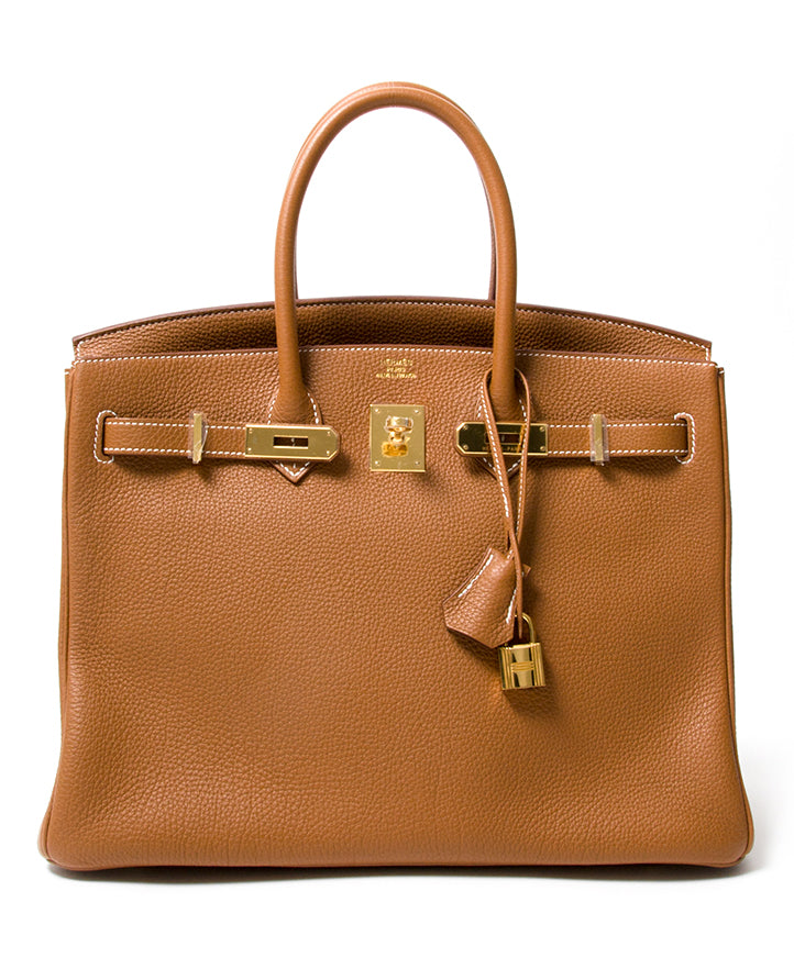 Hermès Birkin Gold 35cm Togo secondhand authentic safe online shopping webshop Antwerp Belgium LabelLOV fashion style high end luxury labels brands designer