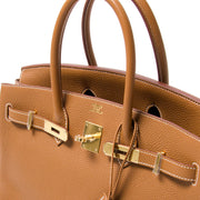 Hermès Birkin Gold 35cm Togo seconde main authentique en ligne shopping webshop Anvers Belgique LabelLOV mode en vogue style sacs designer luxe marques