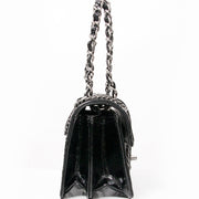 Chanel Black Patent Lambskin Evening Bag. tas voor de beste prijs online tweedehands snel en veilig