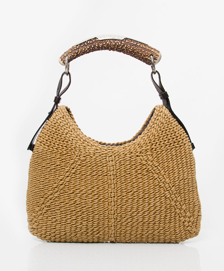 Koop veilig online aan de beste prijs tweedehands designer handtas yves saint laurent hobo horn