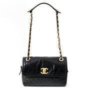Chanel Black Leather Flap Bag for the best price available