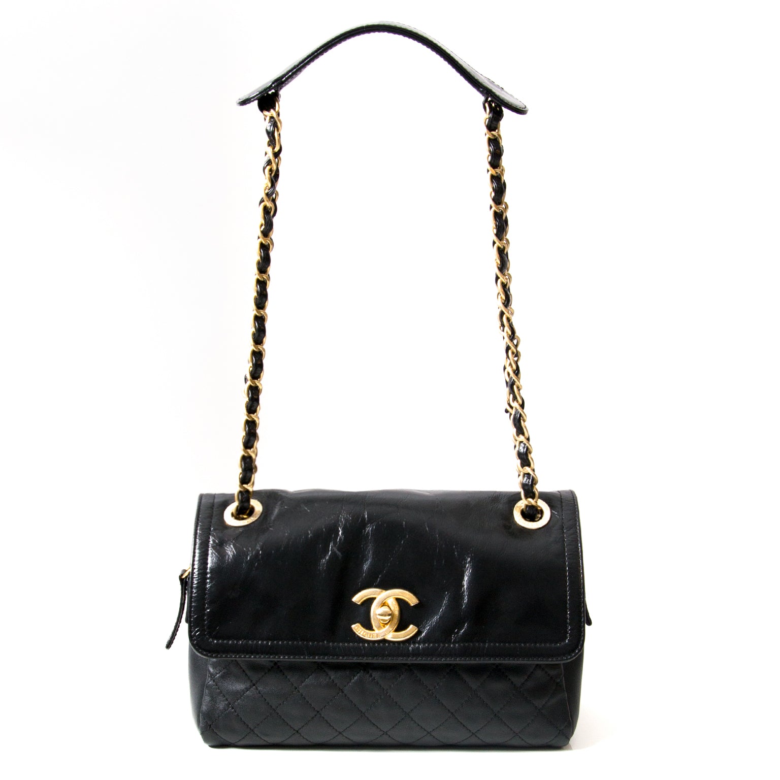 Chanel Black Leather Flap Bag for the best price available