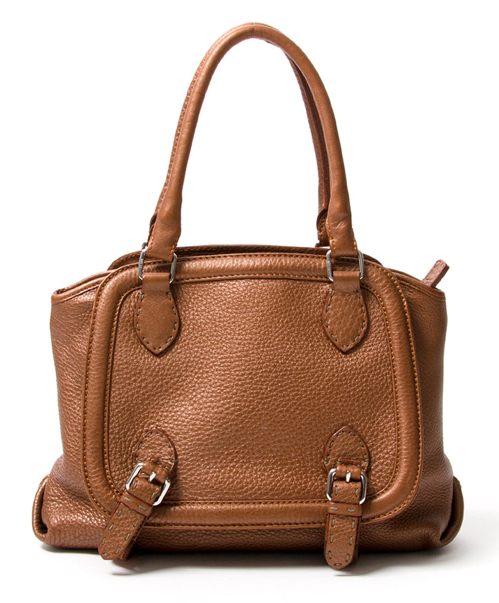 Fendi Logo Selleria Bag authentic secondhand safe online shopping webshop Antwerp Belgium LabelLOV fashion style high end labels luxury brands designer