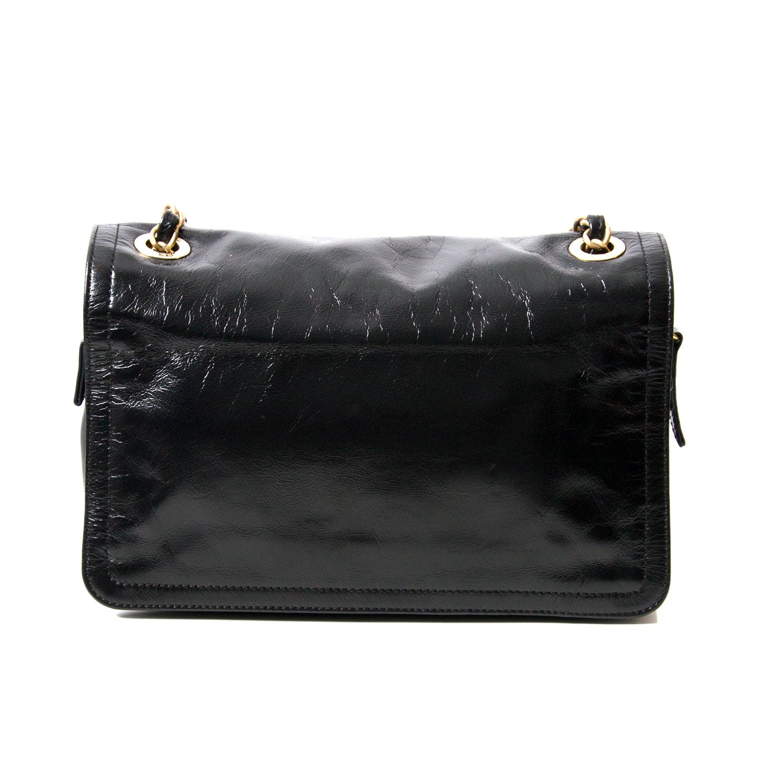 Chanel Black Leather Flap Bag