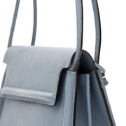 koop veilig en snel online tweedehands Delvaux baby blauw schoudertas aan de beste prijs webshop labellov