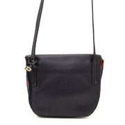 Acheter secur en ligne des sacs a mains Delvaux Toile de Cuir Black Crossbody Pouch en velours noir pour le meilleur prix