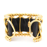 Buy authentic Chanel black bracelet at the right price at LabelLOV vintage webshop. Luxe, vintage, fashion. Safe and secure online shopping. Antwerp, Belgium.