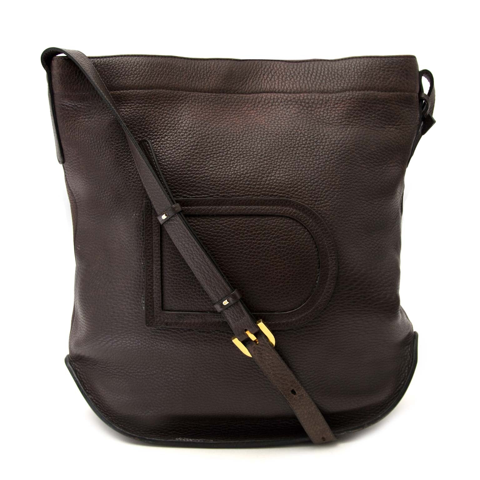 Sac hobo Delvaux Chocolate « Le Pin »