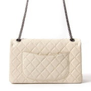 koop veilig online tweedehands chanel witte 2.55 online webshop labellov, antwerpen