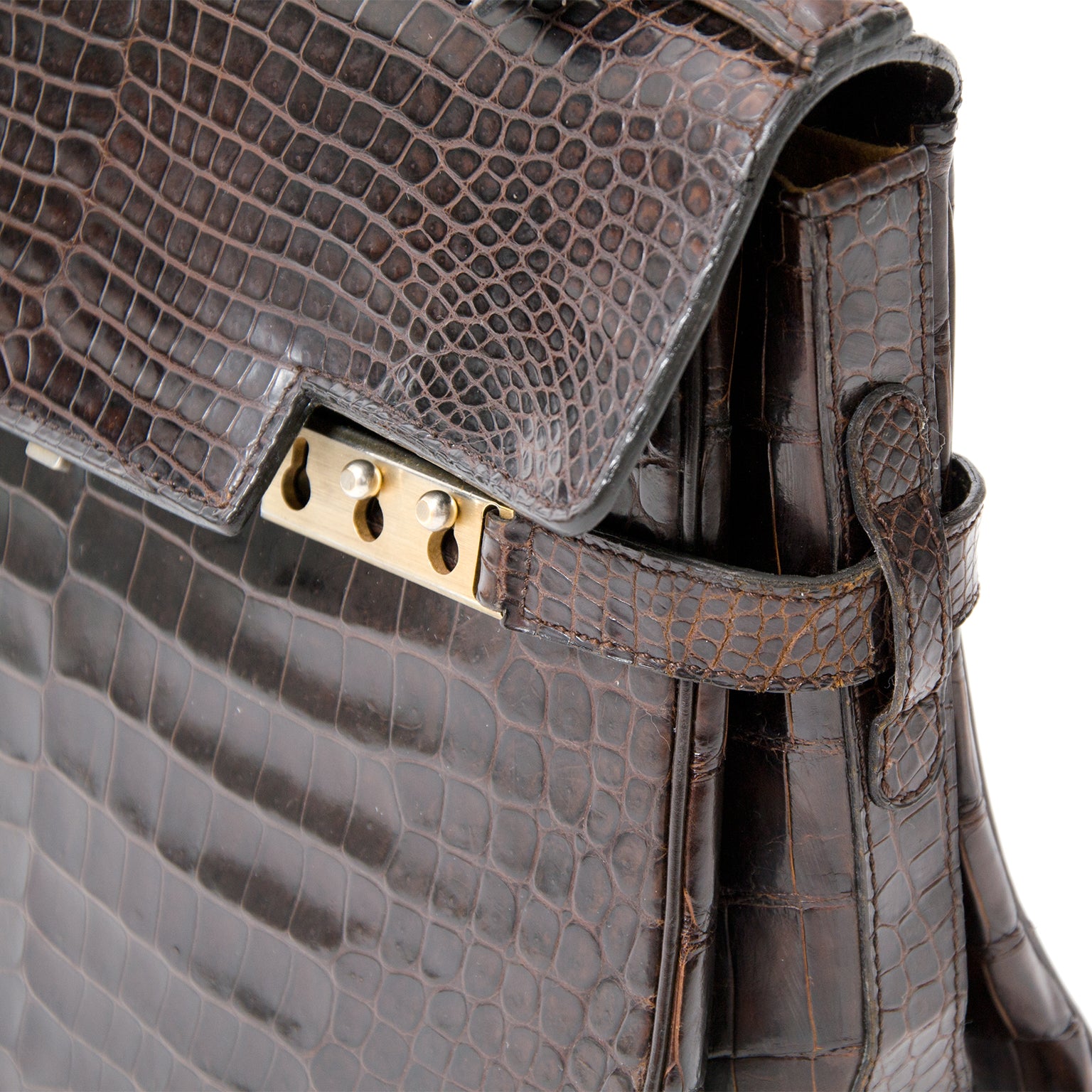 shop safe online second hand designer vintage Delvaux tempete croco aan de beste prijs online webshop labellov