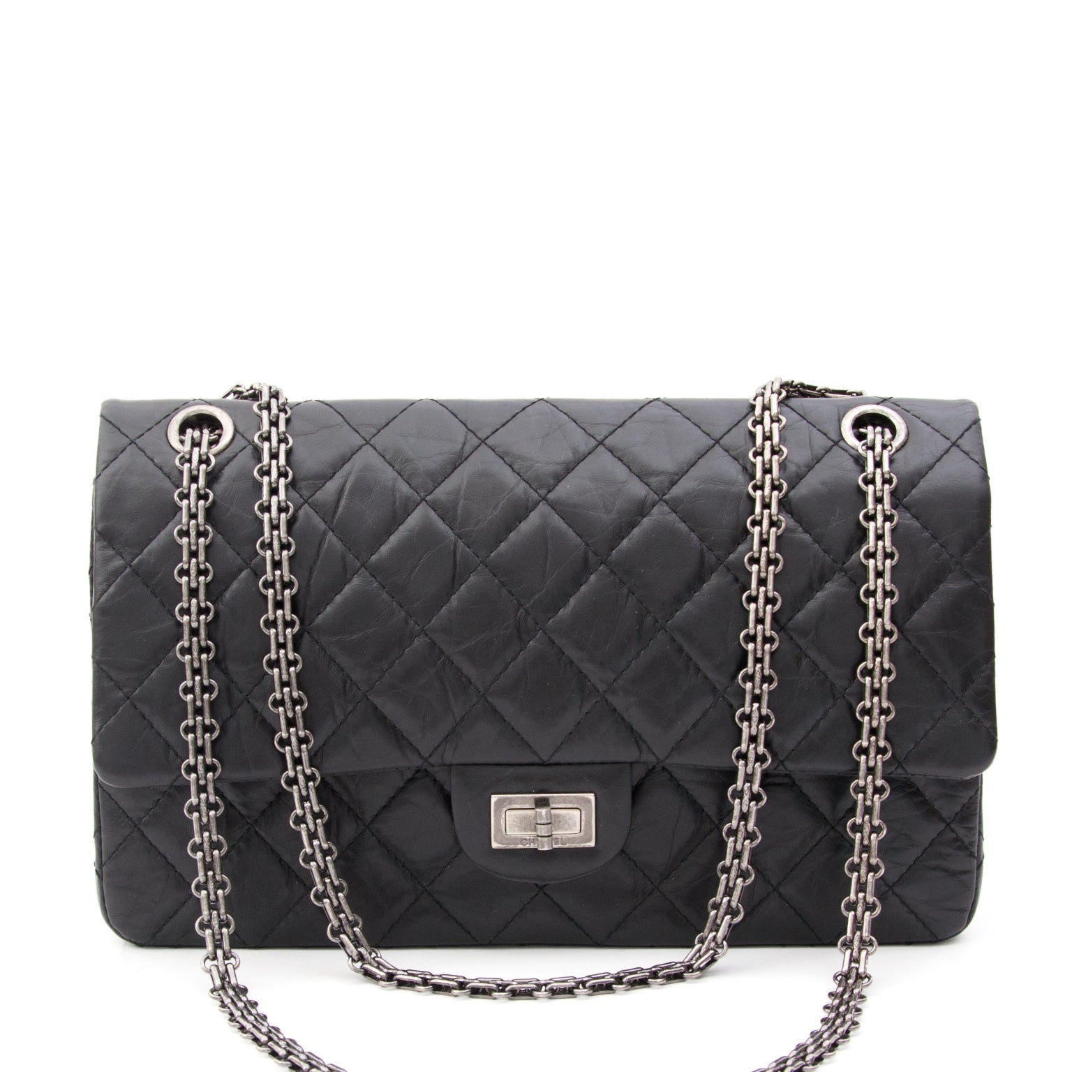 Chanel black 2.55 Reissue - 226 Labellov biedt een ruime selectie aan tweedehands Chanel