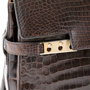 acheter en ligne seconde main delvaux tempete croco comme neuf pour le meilleur prix seconde main instant luxe