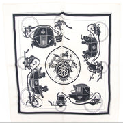Acheter vintage Hermès Mini Silk Carré 'Horse Carriage Coach' foulards pour le meilleur prix.