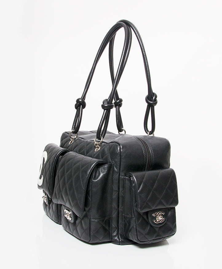 Vintage Chanel Cambon Reporter Bag Koop aan de beste prijs chanel flap bag 2de hands 100% authentiek