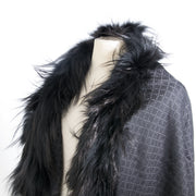 buy safe online Gucci Black monogram fox fur scarf at the best price online webshop labellov.com