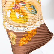 Hermes Plissé Latham Scarf LabelLOV authentieke tweedehands sjaals designer merken