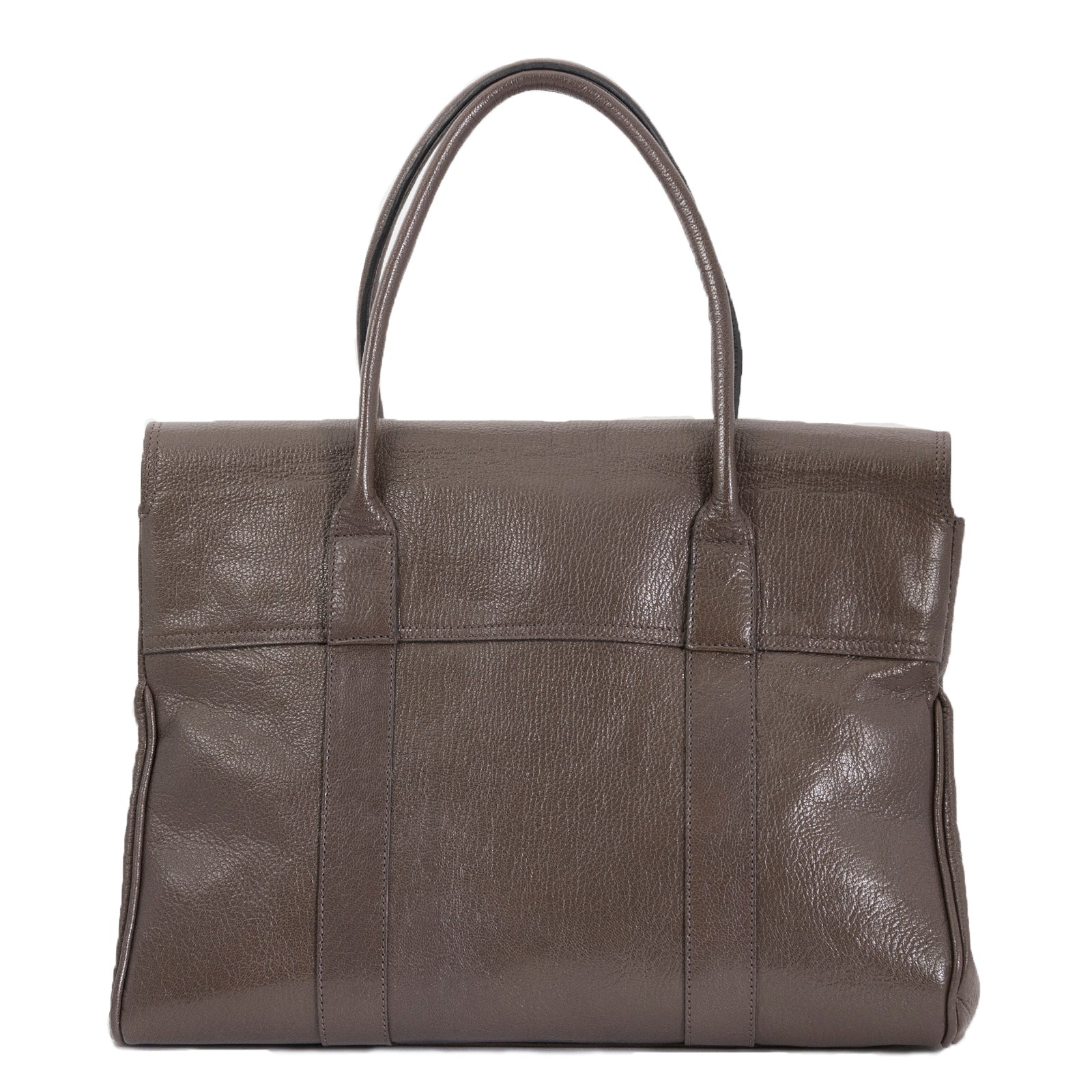 Mulberry Bayswater Taupe Leather Handbag
