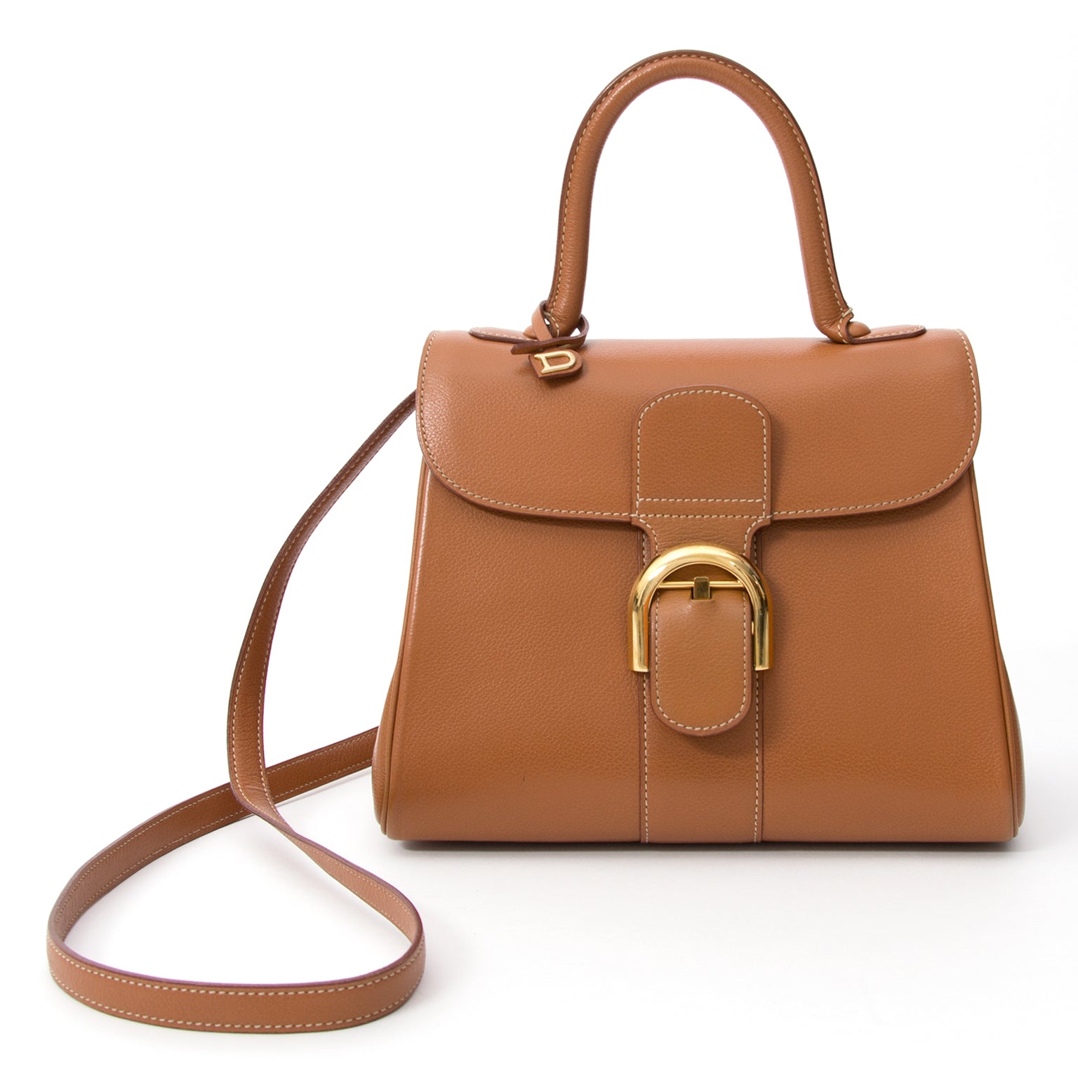 luxe tweedehands vintage Delvaux Brillant PM handtas online bij e shop labelLOV de juiste prijs Delvaux