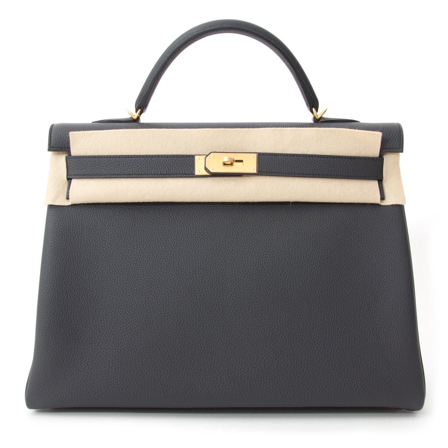 koop veilig online aan de beste prijs Brand New Hermes Kelly Togo Plombe 40