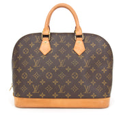 Louis Vuitton Classic Monogrammed Alma MM Bag luxe marque faire le shopping securé securité le prix designer vintage mode en vogue seconde main Anvers Belgique shopping