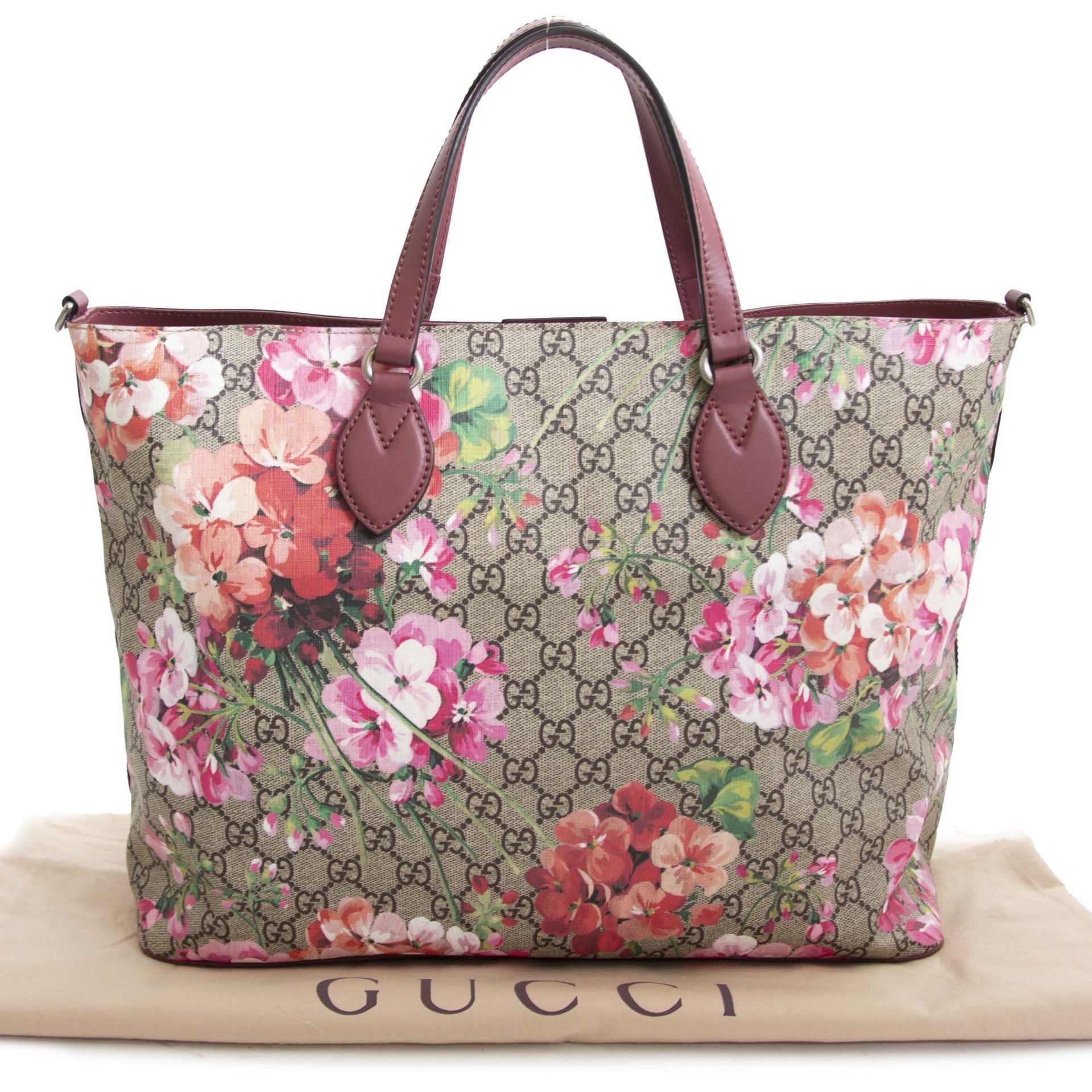 Gucci Monogram Blooms Tote