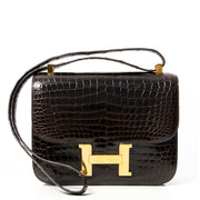 vinatge hermes croco authentique